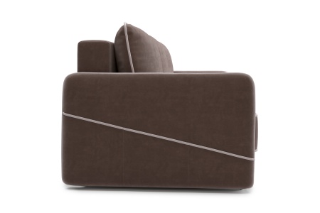 Диван еврокнижка Энерджи 3-х местный коричневый
