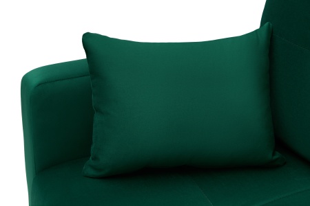 Диван еврокнижка Вита 3-х местный изумрудный