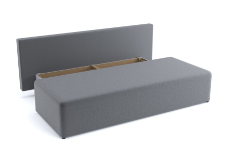 Диван еврокнижка Нексус серый / город серый
