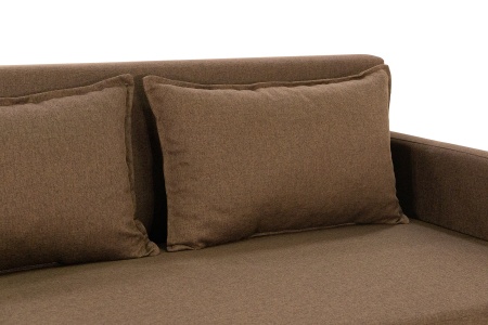 Диван еврокнижка Алекс 2 коричневый
