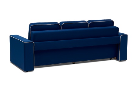 Диван еврокнижка Берген 3-х местный темно-синий