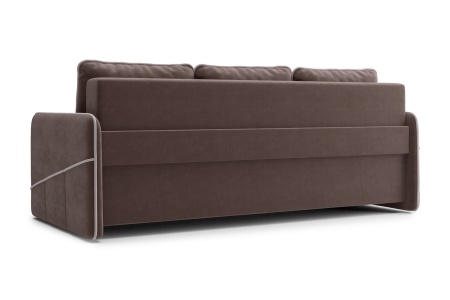 Диван еврокнижка Энерджи 3-х местный коричневый