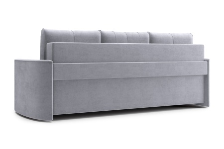 Диван еврокнижка Колибри 3-х местный серый