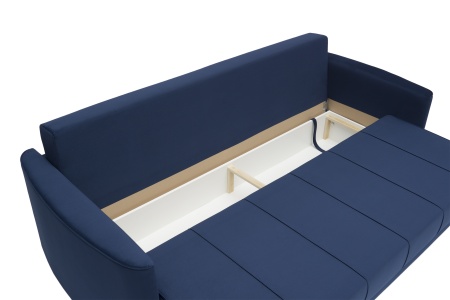 Диван еврокнижка Колибри 3-х местный темно-синий