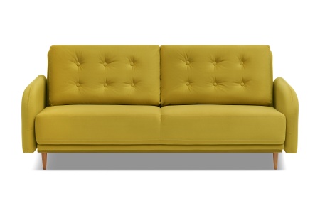 Диван книжка Париж горчичный