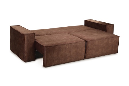 Диван еврокнижка Лофт коричневый