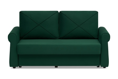 Диван еврокнижка Лира изумрудный