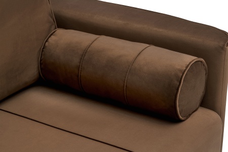 Диван еврокнижка Колибри 3-х местный коричневый