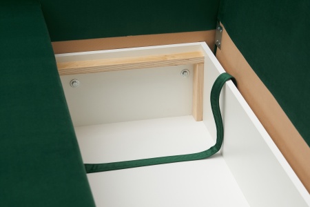 Диван еврокнижка Энерджи 3-х местный изумрудный