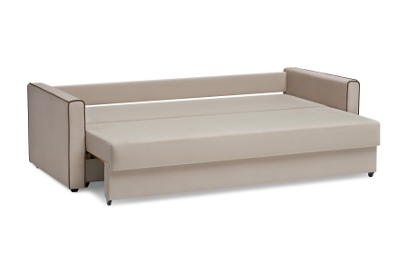 Диван еврокнижка Леон 3-х местный бежевый