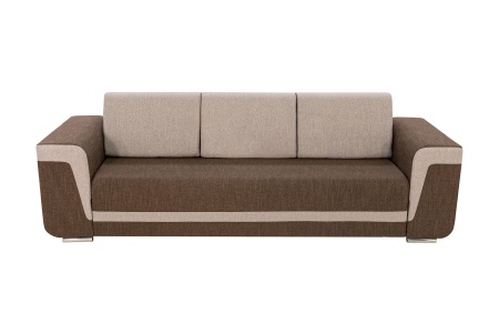 Диван еврокнижка Марракеш коричневый / бежевый