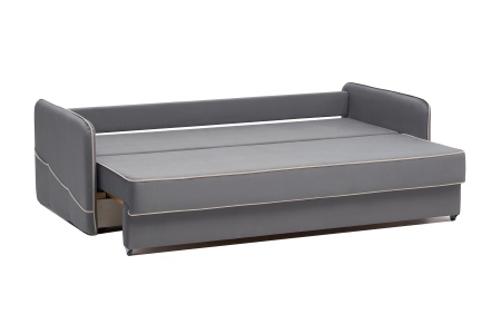 Диван еврокнижка Энерджи 3-х местный темно-серый