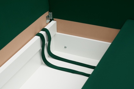 Диван еврокнижка Берген изумрудный