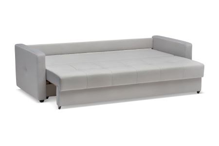 Диван еврокнижка Вита 3-х местный серый