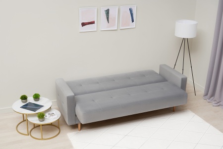 Диван книжка Фиеста серый