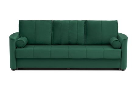 Диван еврокнижка Колибри 3-х местный изумрудный