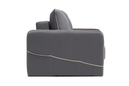 Диван еврокнижка Энерджи 3-х местный темно-серый