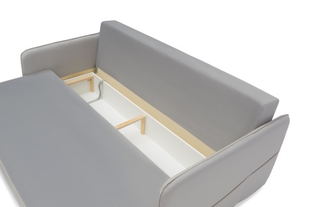 Диван еврокнижка Энерджи 3-х местный серый