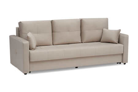 Диван еврокнижка Вита 3-х местный бежевый
