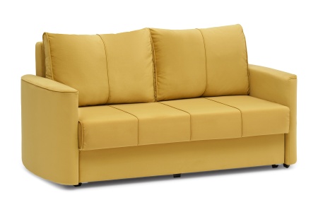 Диван еврокнижка Колибри горчичный