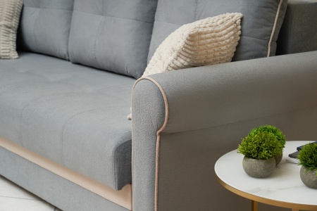 Диван еврокнижка Верона серый