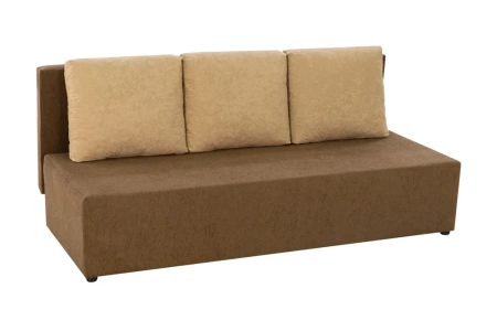 Диван еврокнижка Нексус коричнево-бежевый