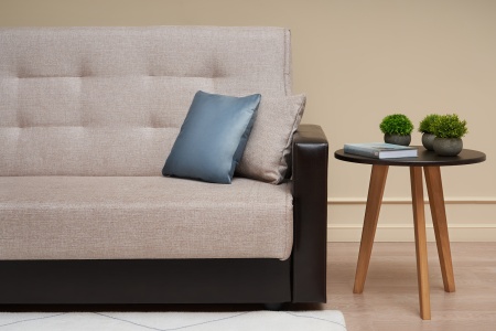 Диван книжка Лондон рогожка бежевая