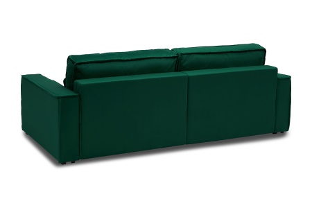 Диван тик-так Сохо 3-х местный изумрудный