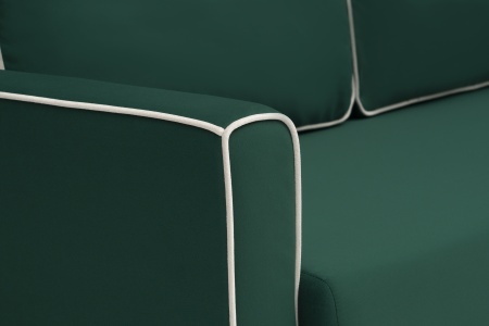 Диван еврокнижка Леон изумрудный