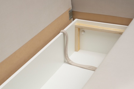 Диван еврокнижка Берген 3-х местный бежевый