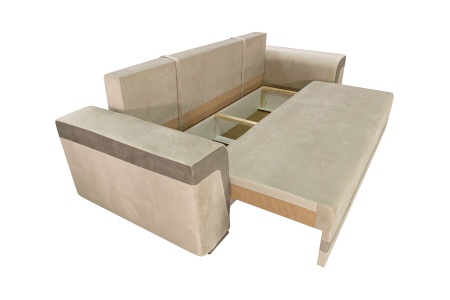 Диван еврокнижка Марракеш бежевый / коричневый