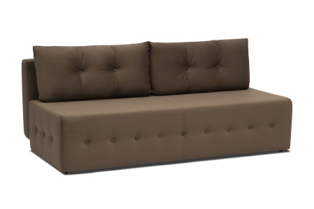 Диван еврокнижка Сити коричневый