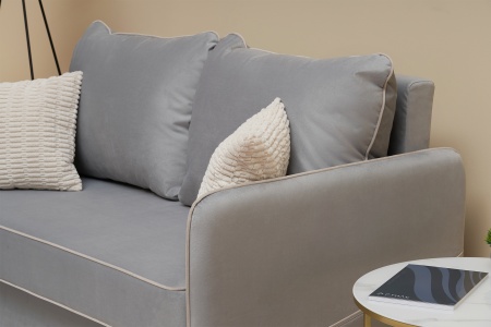 Диван еврокнижка Энерджи серый