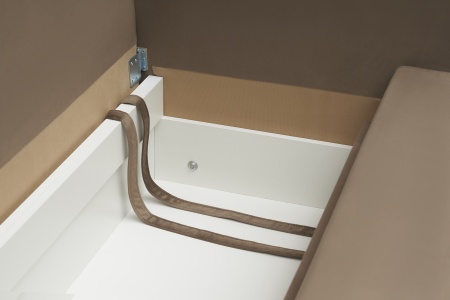 Диван еврокнижка Берген коричневый