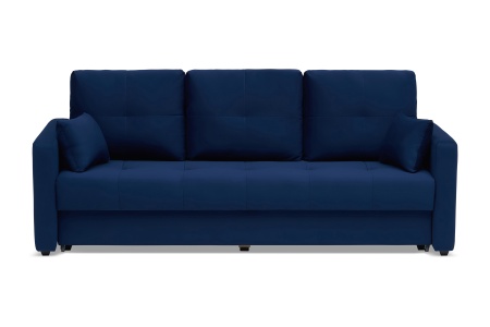 Диван еврокнижка Вита 3-х местный темно-синий