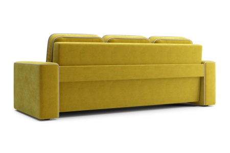 Диван еврокнижка Берген 3-х местный горчичный