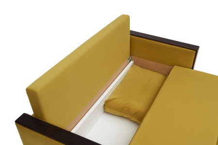 Диван еврокнижка Инсайд горчичный