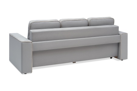 Диван еврокнижка Берген 3-х местный серый