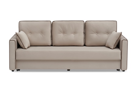 Диван еврокнижка Леон 3-х местный бежевый