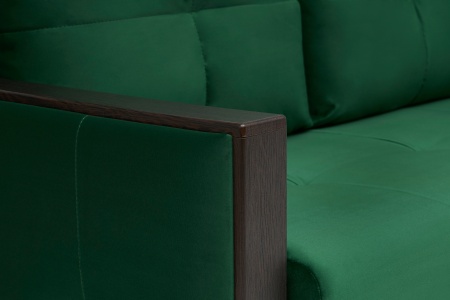 Диван еврокнижка Инсайд изумрудный