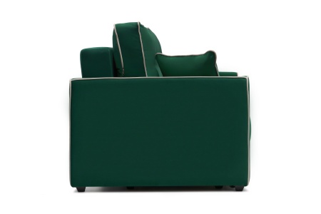 Диван еврокнижка Леон 3-х местный изумрудный