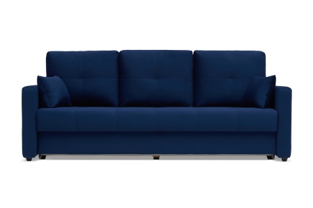 Диван еврокнижка Вита 3-х местный темно-синий