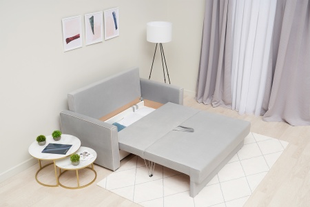 Диван еврокнижка Леон серый